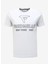 Bisiklet Yaka Beyaz Erkek T-Shirt FM23W02TG 1