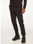 Lastikli Bel Slim Fit Siyah Erkek Eşofman Altı FM23W04PF 2