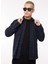 Slim Fit Gömlek Yaka Lacivert Erkek Gömlek FM23W26KT 1