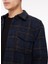 Slim Fit Gömlek Yaka Lacivert Erkek Gömlek FM23W26KT 4