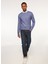 Bisiklet Yaka Slim Fit Saks Erkek Kazak FM23W37MG 2