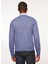 Bisiklet Yaka Slim Fit Saks Erkek Kazak FM23W37MG 5