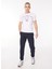Bisiklet Yaka Beyaz Erkek T-Shirt FM23W11TG 2