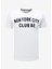 Bisiklet Yaka Beyaz Erkek T-Shirt FM23W14TG 1
