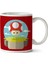 Super Mario Brothers Power Up Mushroom Iki Tarafı Baskılı Kupa Bardak 1