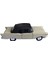 Lisanslı 1957 Chevrolet Bel Air Çek Bırak Model Metal Araba (1:34) Krem 4