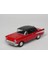 Lisanslı 1957 Chevrolet Bel Air Çek Bırak Model Metal Araba (1:34) Kırmızı 1