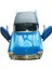 Lisanslı 1957 Chevrolet Bel Air Çek Bırak Model Metal Araba (1:34) Mavi 1