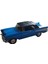 Lisanslı 1957 Chevrolet Bel Air Çek Bırak Model Metal Araba (1:34) Mavi 3