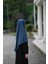 Medine Ipeği Büyük Boy Indigo Eşarp 120 X 120 2