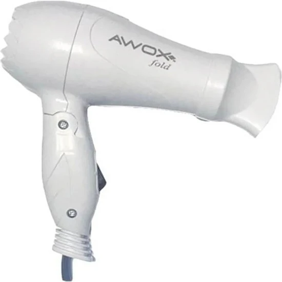 Avox Awox Fold Katlanabilir Seyehat Tipi Mini Saç Kurutma Makinesi Beyaz