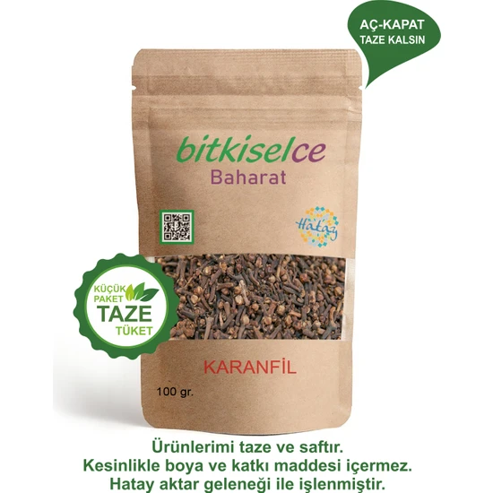Bitkiselce Premium Kalite Ürün Hatay’ın Aromatik Sihiri: Doğal Karanfil 100 gr.
