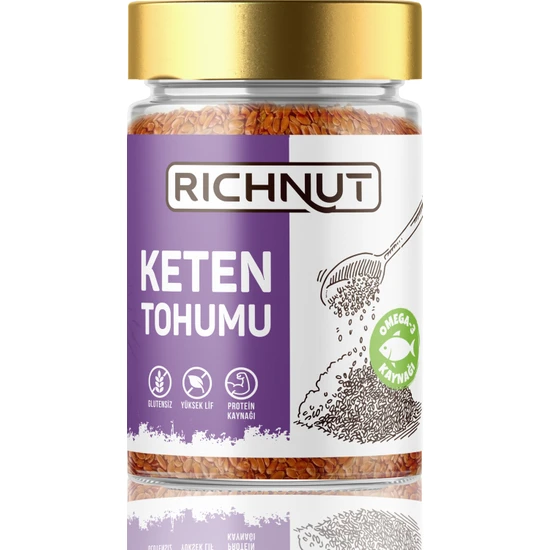 Richnut Keten Tohumu Tane Glütensiz 210 gr