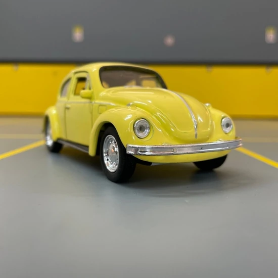 Toprock Store Volkswagen Beetle 1/36 Ölçek Diecast Metal Model Araba Çek Bırak Araba Oyuncak Araba