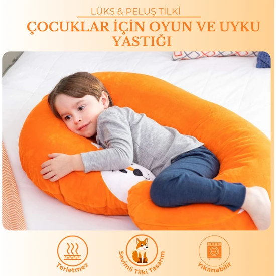 Kinderhug Lüks Çocuk Oyun ve Uyku Yastığı ( 50X100CM)