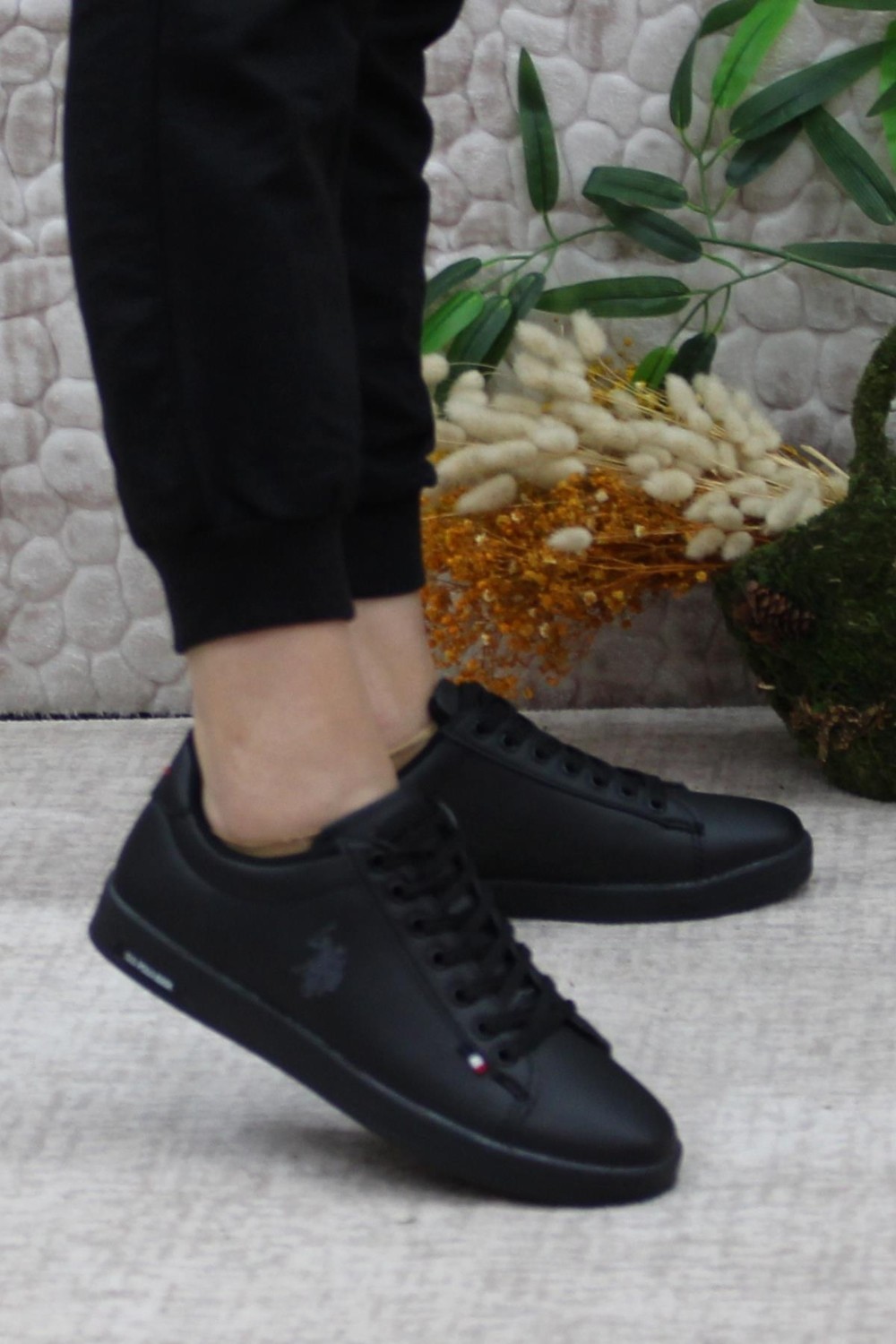 U.S. Polo Assn. Anatomik Unisex Sneaker Ayakkabı Suni Deri Beyaz Kauçuk Tabanlı Günlük Kullanım görsel 2