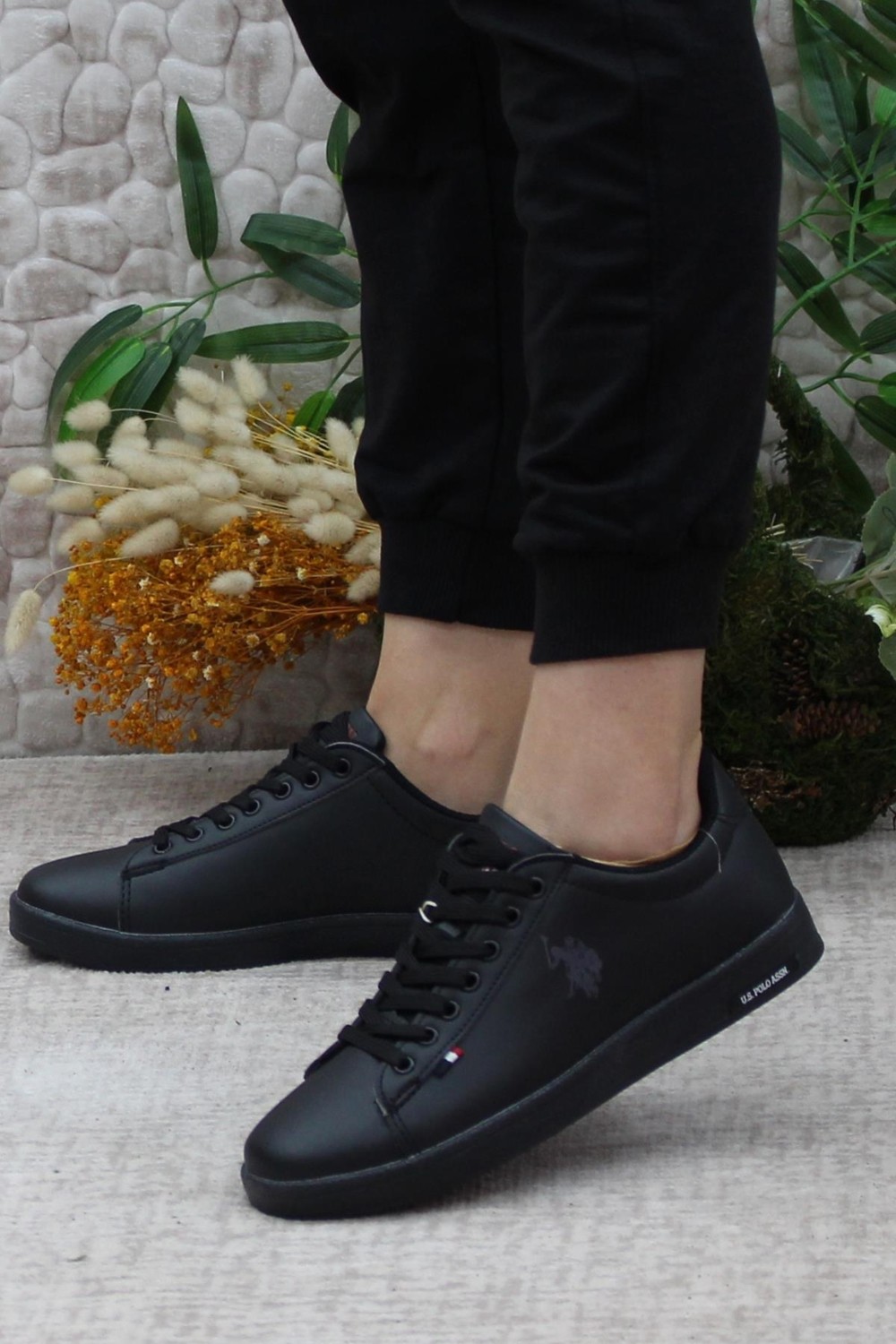 U.S. Polo Assn. Anatomik Unisex Sneaker Ayakkabı Suni Deri Beyaz Kauçuk Tabanlı Günlük Kullanım görsel 4