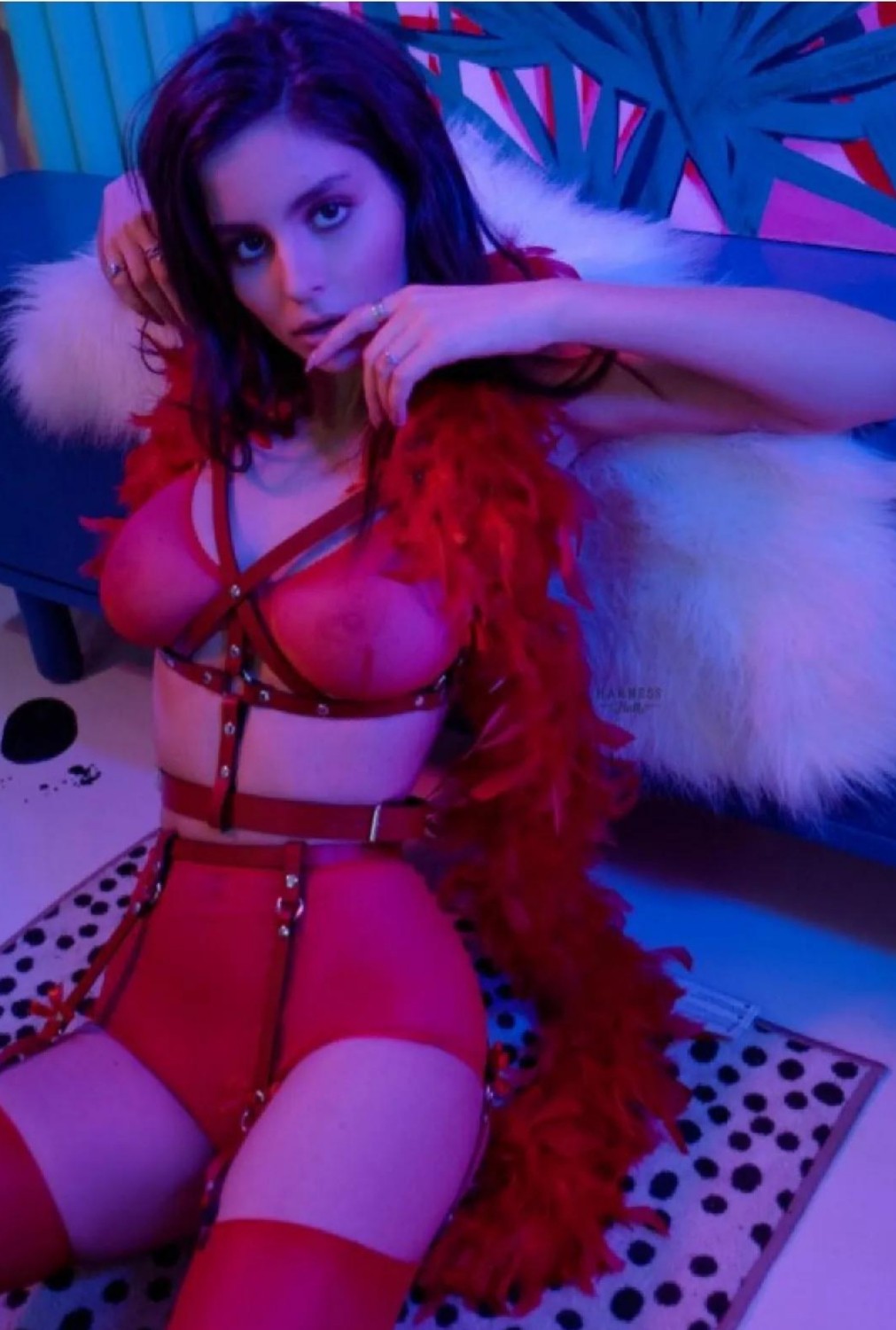 Loe Culotte New Model Özel Tasarım Fantezi Kostüm-Fantasy Costume görsel 2
