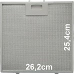 Silverline Esty 2240 X6 Orijinal Davlumbaz Filtresi Aspiratör Tel 262X254 Alüminyum Malzeme