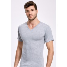 İlke Pamuk Supreme V Yaka Atlet 1012 -3 Adet