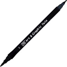 Zig Art&graphic Twin Çift Uçlu Keçe Grafik Kalemi 36 Dark Blue