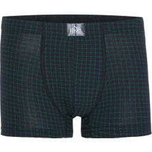 İlke Desenli Likra Boxer 1601 (6 Adet)