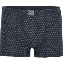 İlke Desenli Likra Lüx Boxer 1601 (1 Adet)