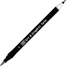 Zig Art&graphic Twin Çift Uçlu Keçe Grafik Kalemi 803 Warm Grey