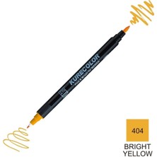 Zig Kurecolor Mangaka Fine&brush Çift Taraflı Kalem CNKC-2200 No 404 Bright Yellow