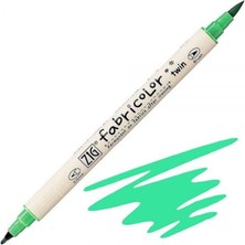 Zig Fabricolor Twin Çift Uçlu Kumaş Tekstil Boyama Kalemi Fluorescent Green