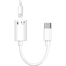 Apera NR41 iPhone Çevirici Type-C To Lightning Adaptör Kulaklık Ses Dönüştürücüsü