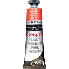 Daler Rowney Georgian Yağlı Boya 38ML 503 Cadmium Red Pigment Natural