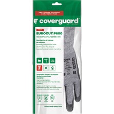 Coverguard Siyah Pu Kaplı F Kesilmez Eldiven 10'lu Paket