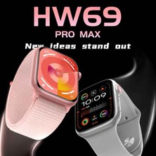 Byrist HW69 Pro Max 45MM Amoled Ekran Çift Dokunuş/dinamik Ada/1gb Hafıza Özellikli Watch 9 Akıllı Saat