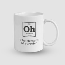 Offo The Element Of Suprise Esprili Beyaz Porselen Kupa Bardak