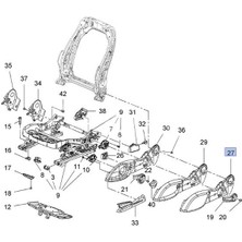 Opel 13257085 Opel Ön Koltuk Sol Plastik Kaplama Astra J