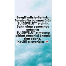 Su Jewelry Zirkontaşlı Paslanmaz Çelik Yıldız Detaylı Balon Küpe