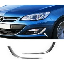 ZNZ Oto Aksesuar Opel Astra J Krom Sis Farı Çerçevesi 2 Prç. 2012 ve Üzeri Paslanmaz Çelik