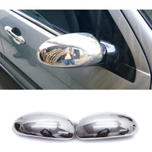 ZNZ Oto Aksesuar Ford Focus 1 Krom Ayna Kapağı 2 Prç. 1998-2005 Arası Paslanmaz Çelik