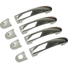 ZNZ Oto Aksesuar Vw T6 Transporter Krom Kapı Kolu 4 Kapı 2015 ve Üzeri Paslanmaz Çelik