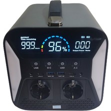 UAPOW301 Powerbank 83.200 Mah Taşınabilir 300W Güç Kaynağı 4 Ledli Kamp ve Doğa Için Ideal, UAPOW301