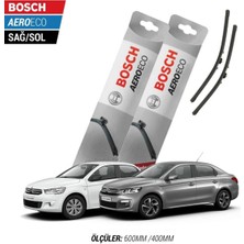 Efr Citroen C-Elysee 2017 Model Bosch Aeroeco Muz Silecek Takımı