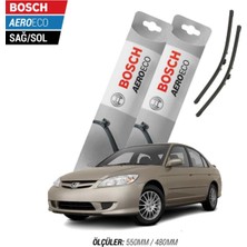 Efr Honda Civic Sedan 2004 Model Bosch Aeroeco Muz Silecek Takımı