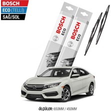 Efr Honda Civic Sedan FC25 2019 Model Silecek Takımı Bosch Eco (Telli)