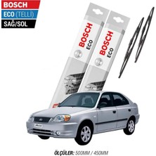 Efr Hyundai Accent 2000 Model Silecek Takımı Bosch Eco (Telli)
