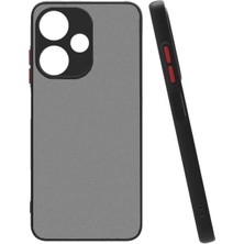 Kny Infinix Hot 30 Kılıf Renkli Kenarlı Buzlu Kamera Korumalı Hux Kapak