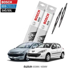 Efr Peugeot 206 2004 Model Silecek Takımı Bosch Eco (Telli)