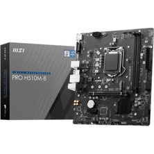 Msı Pro H510M-B Intel H470 Soket 1200 Ddr4 2933MHZ M.2 Anakart