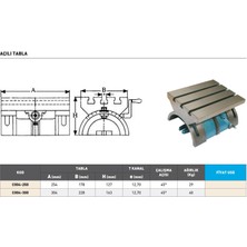 Fett 304X228MM Krasnic Açılı Tabla