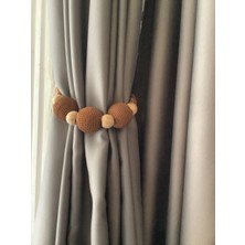 bebekokusu Ege’nin Atölyesinden Yan Bağlama , Broçöl , Perde Aksesuarı , 3 Top 4 Boncuk